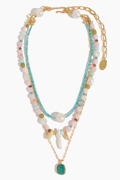 Off Shore Necklace in Pink Sands