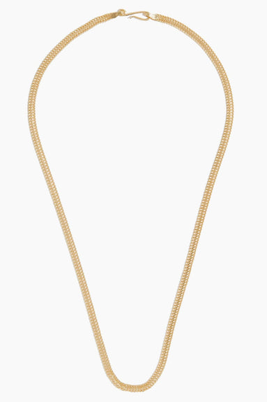 Loren Stewart Necklaces Mesh Chain Necklace in Gold Vermeil Loren Stewart Mesh Chain Necklace in Gold Vermeil