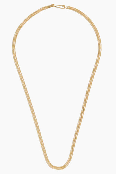 Loren Stewart Necklaces Mesh Chain Necklace in Gold Vermeil Loren Stewart Mesh Chain Necklace in Gold Vermeil