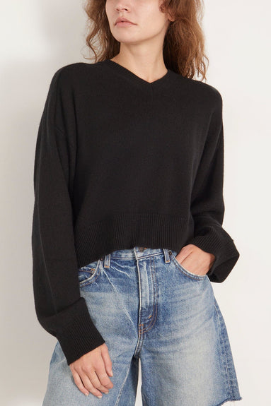 Loulou Studio Sweaters Anzor Sweater in Black Loulou Studio Anzor Sweater in Black