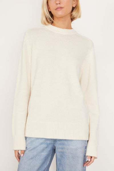 Loulou Studio Sweaters Baltra Sweater in Ivory Loulou Studio Baltra Sweater in Ivory