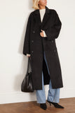 Loulou Studio Coats Borneo Coat in Black Loulou Studio Borneo Coat in Black