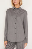 Loulou Studio Tops Eliana Shirt in Grey Loulou Studio Eliana Shirt in Grey