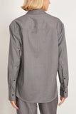 Loulou Studio Tops Eliana Shirt in Grey Loulou Studio Eliana Shirt in Grey