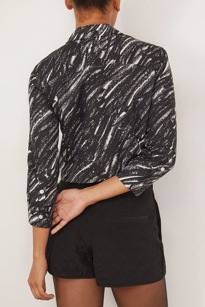 Marni Tops Poplin Cropped Shirt in Black Marni Poplin Cropped Shirt in Black