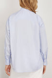 Nili Lotan Tops Mael Oversized Shirt in Light Blue Nili Lotan Mael Oversized Shirt in Light Blue