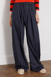 Plan C Pants Trousers in Blue Black Plan C Trousers in Blue Black