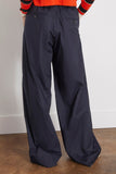 Plan C Pants Trousers in Blue Black Plan C Trousers in Blue Black