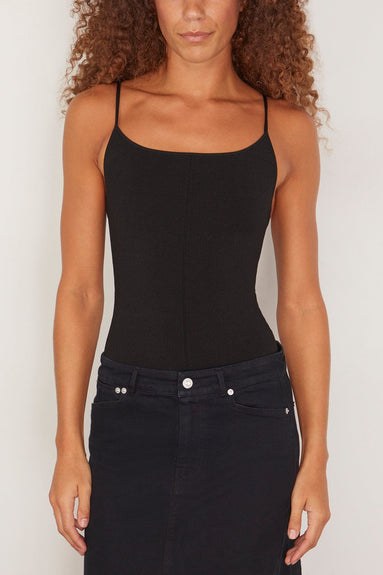 Proenza Schouler Tops Serena Knit Bodysuit in Black Proenza Schouler Serena Knit Bodysuit in Black