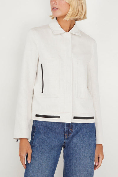 Proenza Schouler Jackets Wiley Jacket in Ecru Proenza Schouler Wiley Jacket in Ecru