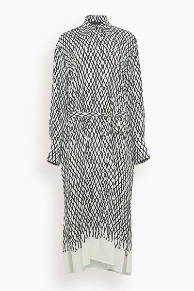 Bailey Dress in Off White Multi