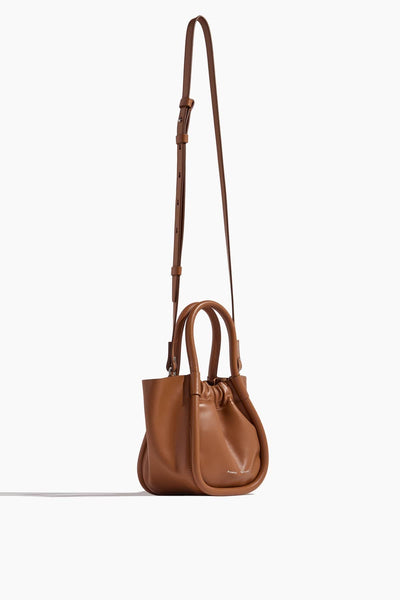 Proenza Schouler Tote Bags Extra Small Ruched Tote in Cognac Proenza Schouler Extra Small Ruched Tote in Cognac