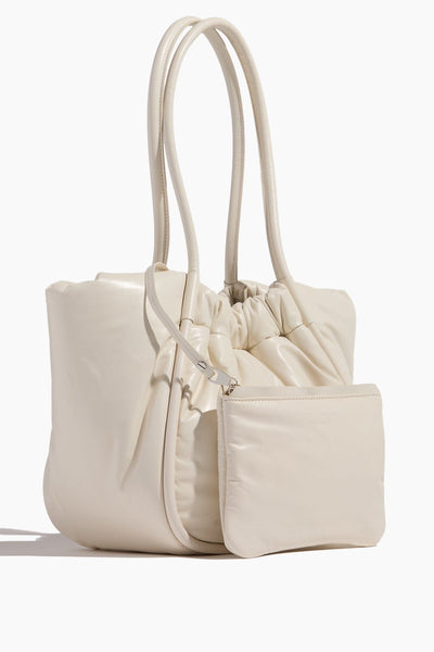 Proenza Schouler Tote Bags Large Puffy Nappa Ruched Tote in Ivory Proenza Schouler Large Puffy Nappa Ruched Tote in Ivory