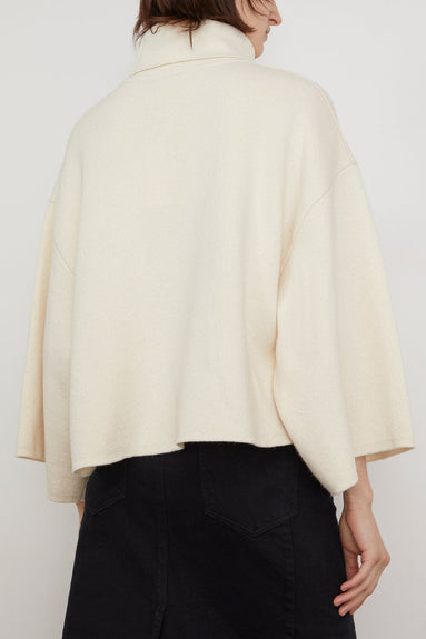 Proenza Schouler Sweaters Double Face Eco Cashmere Sweater in Ivory