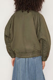 R13 Jackets Ribbed Flight Bomber in Olive R13 Ribbed Flight Bomber in Olive