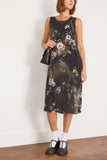 R13 Casual Dresses Sleeveless Midi Dress in Black Bleached Floral R13 Sleeveless Midi Dress in Black Bleached Floral