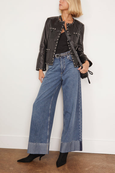 Rag And Bone Jeans Sofie Ankle Jean with Cuff in Pebbles Rag & Bone Sofie Ankle Jean with Cuff in Pebbles