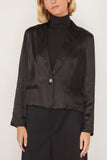 Raquel Allegra Jackets Avalon Jacket in Black Raquel Allegra Avalon Jacket in Black