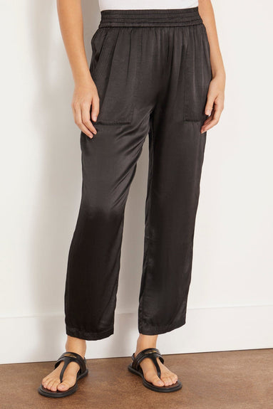 Raquel Allegra Pants Trapunto Pant in Black Raquel Allegra Trapunto Pant in Black