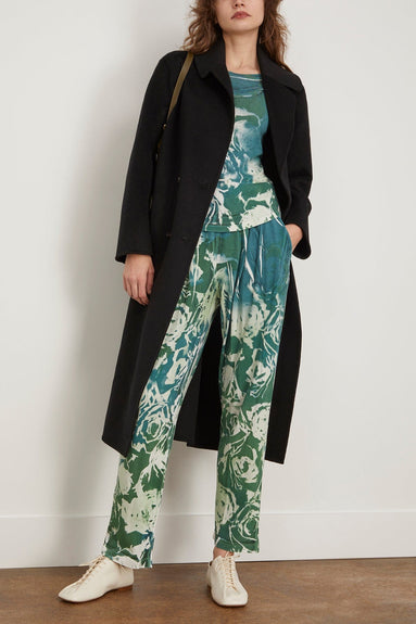 Raquel Allegra Pants Brooke Pant in Teal Army Rose Raquel Allegra Brooke Pant in Teal Army Rose