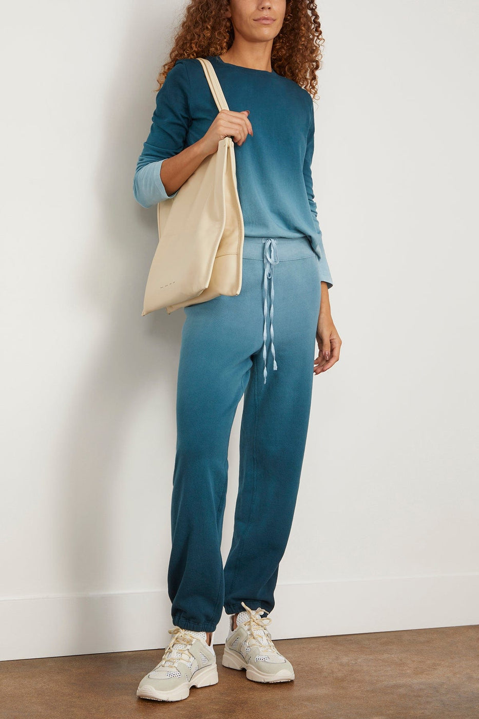 Raquel Allegra Pants Topanga Pant in Teal Mist Raquel Allegra Topanga Pant in Teal Mist