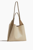 Ree Projects Tote Bags Clare Large Pebble Grain Tote in Beige Ree Projects Clare Large Pebble Grain Tote in Beige