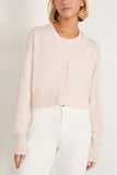 Sablyn Sweaters Adele Cropped V-Neck Cardigan in Mallow Sablyn Adele Cropped V-Neck Cardigan in Mallow