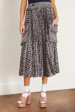 Sacai Skirts Tweed Skirt in Off White/Blue Sacai Tweed Skirt in Off White/Blue