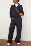 Simkhai Pants Collins Straight Leg Track Pant in Dark Midnight Simkhai Collins Straight Leg Track Pant in Dark Midnight