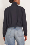 Simkhai Jackets Geniveve Cropped Track Jacket in Dark Midnight Simkhai Geniveve Cropped Track Jacket in Dark Midnight