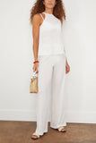 Solid & Striped Pants The Milly Pant in Optic White Solid & Striped The Milly Pant in Optic White