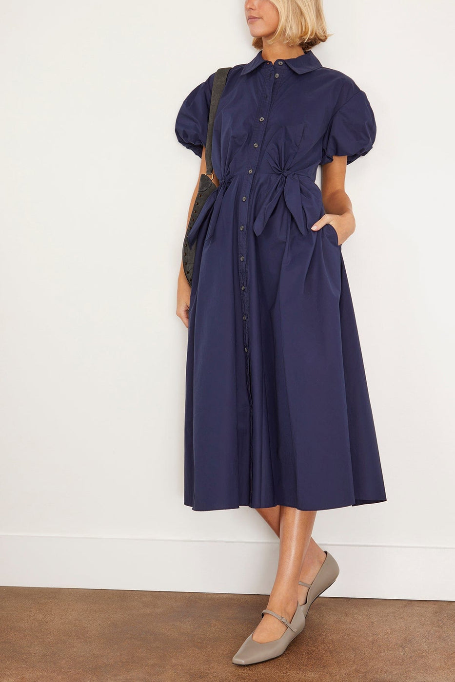 Tanya Taylor Casual Dresses Elza Dress in Maritime Blue Tanya Taylor Elza Dress in Maritime Blue