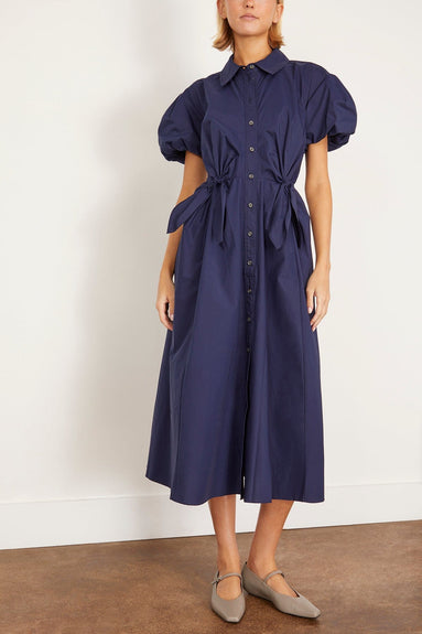 Tanya Taylor Casual Dresses Elza Dress in Maritime Blue Tanya Taylor Elza Dress in Maritime Blue