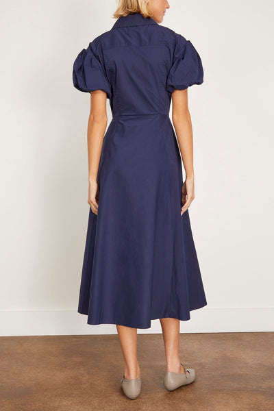 Tanya Taylor Casual Dresses Elza Dress in Maritime Blue Tanya Taylor Elza Dress in Maritime Blue