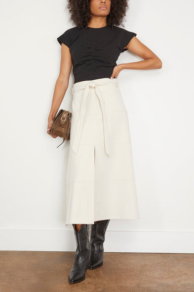 Tanya Taylor Skirts Hudson Skirt in Cream Tanya Taylor Hudson Skirt in Cream