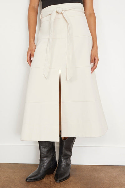 Tanya Taylor Skirts Hudson Skirt in Cream Tanya Taylor Hudson Skirt in Cream