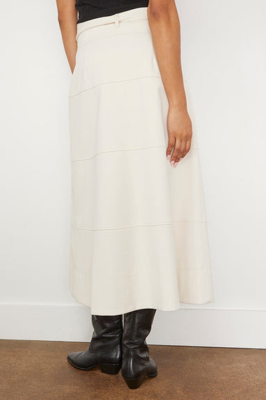 Tanya Taylor Skirts Hudson Skirt in Cream Tanya Taylor Hudson Skirt in Cream