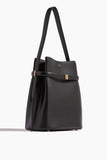 Toteme Bucket Bags Belted Leather Bucket Bag in Black Toteme Belted Leather Bucket Bag in Black