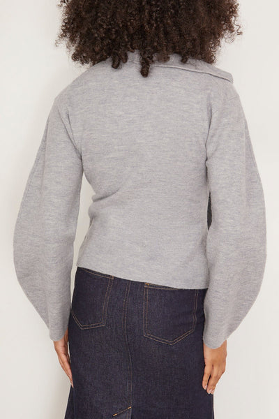 Ulla Johnson Sweaters Corinna Pullover in Heather Grey Ulla Johnson Corinna Pullover in Heather Grey