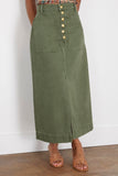 Ulla Johnson Skirts The Bea Skirt in Juniper Wash Ulla Johnson The Bea Skirt in Juniper Wash