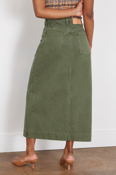 Ulla Johnson Skirts The Bea Skirt in Juniper Wash Ulla Johnson The Bea Skirt in Juniper Wash