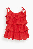 Ulla Johnson Tops Amelie Top in Poppy Ulla Johnson Amelie Top in Poppy