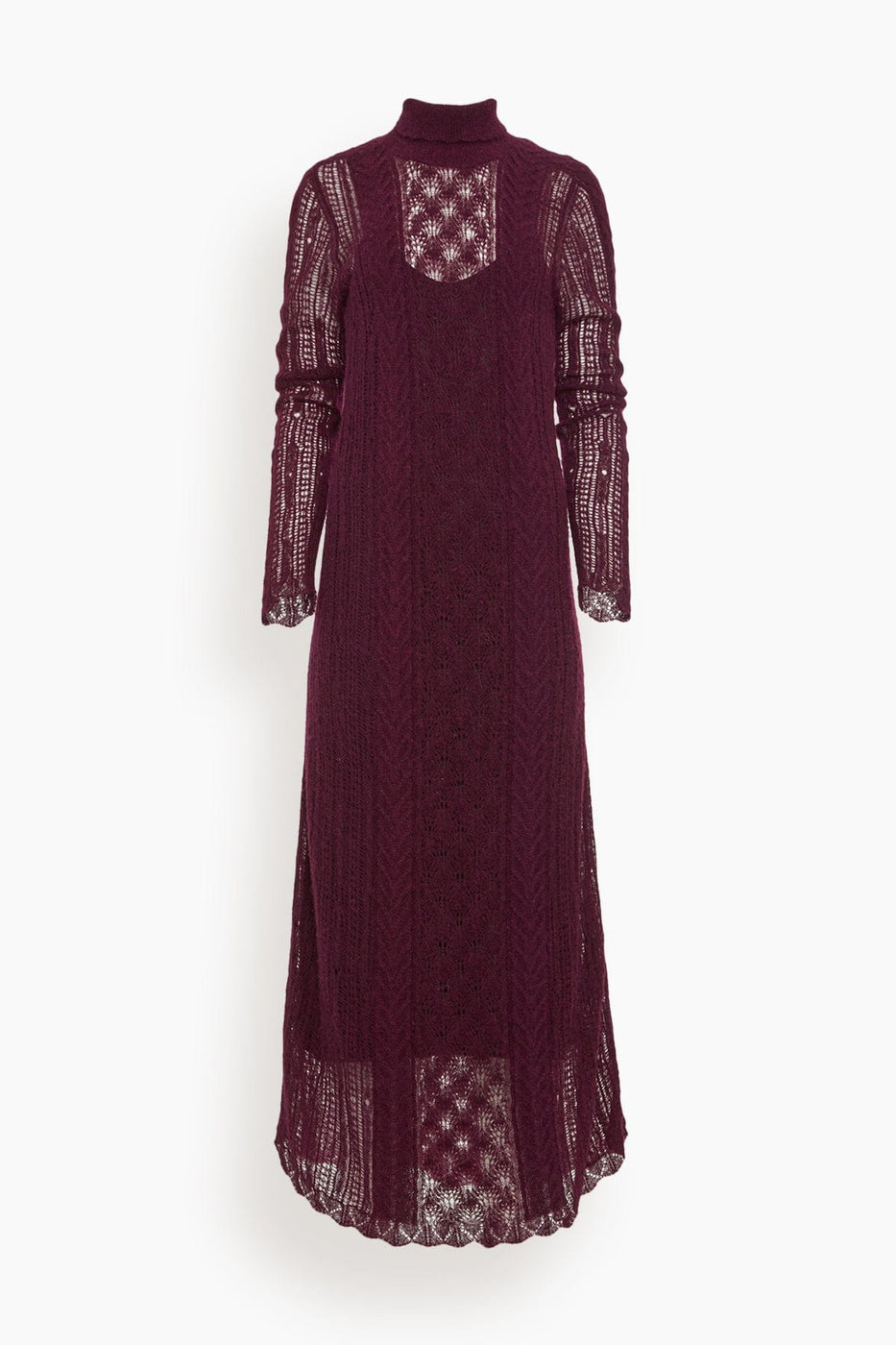 Ulla Johnson Casual Dresses Kassia Dress in Bordeaux Ulla Johnson Kassia Dress in Bordeaux