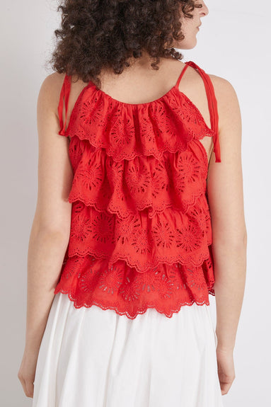 Ulla Johnson Tops Amelie Top in Poppy Ulla Johnson Amelie Top in Poppy