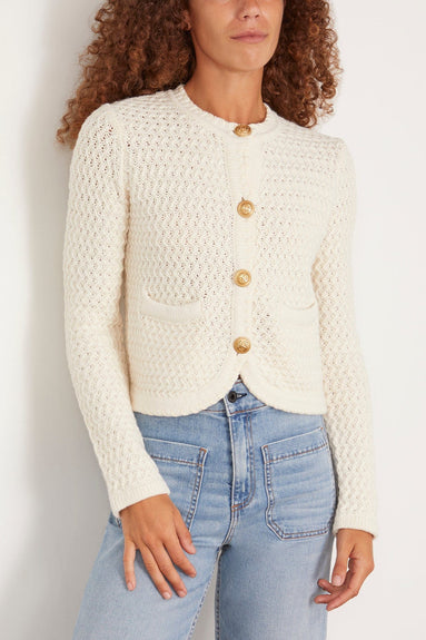 Vanessa Bruno Sweaters Dorina Sweater in Ecru Vanessa Bruno Dorina Sweater in Ecru