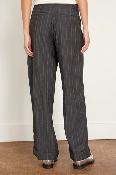 WE-AR4 Pants The Lounge Trouser in Charcoal Stripe WE-AR4 The Lounge Trouser in Charcoal Stripe