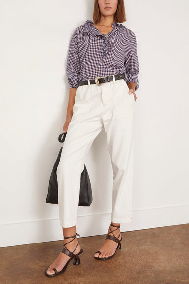 Xirena Pants Mercer Pant in White Xirena Mercer Pant in White