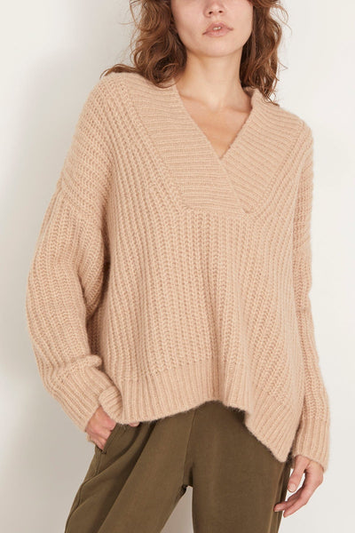 Xirena Sweaters Keyes Sweater in Cream Ice Keyes Sweater in Cream Ice