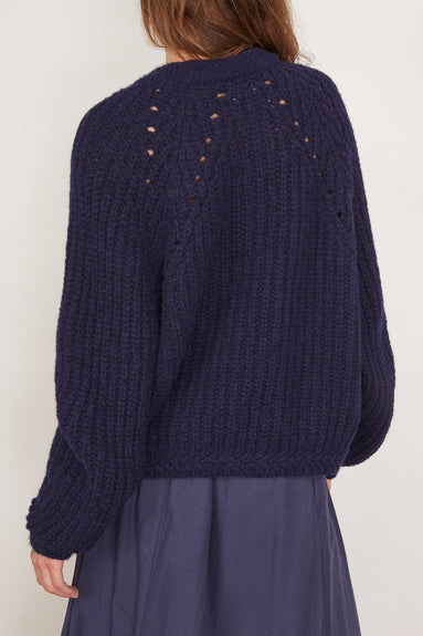 Xirena Sweaters Landrey Sweater in Navy Blue Landrey Sweater in Navy Blue