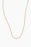 Adina Reyter Necklaces Finished Small Curb Chain in 14k Yellow Gold - 16" Adina Reyter Finished Small Curb Chain in 14k Yellow Gold - 16"